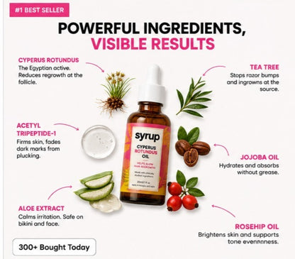Anti-Hair Growth Oil